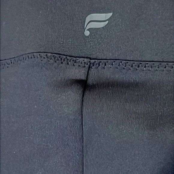 NWT Fabletics Solid Black Atlantis High-Waisted Athletic Leggings Workout Sz L - Picture 7 of 11